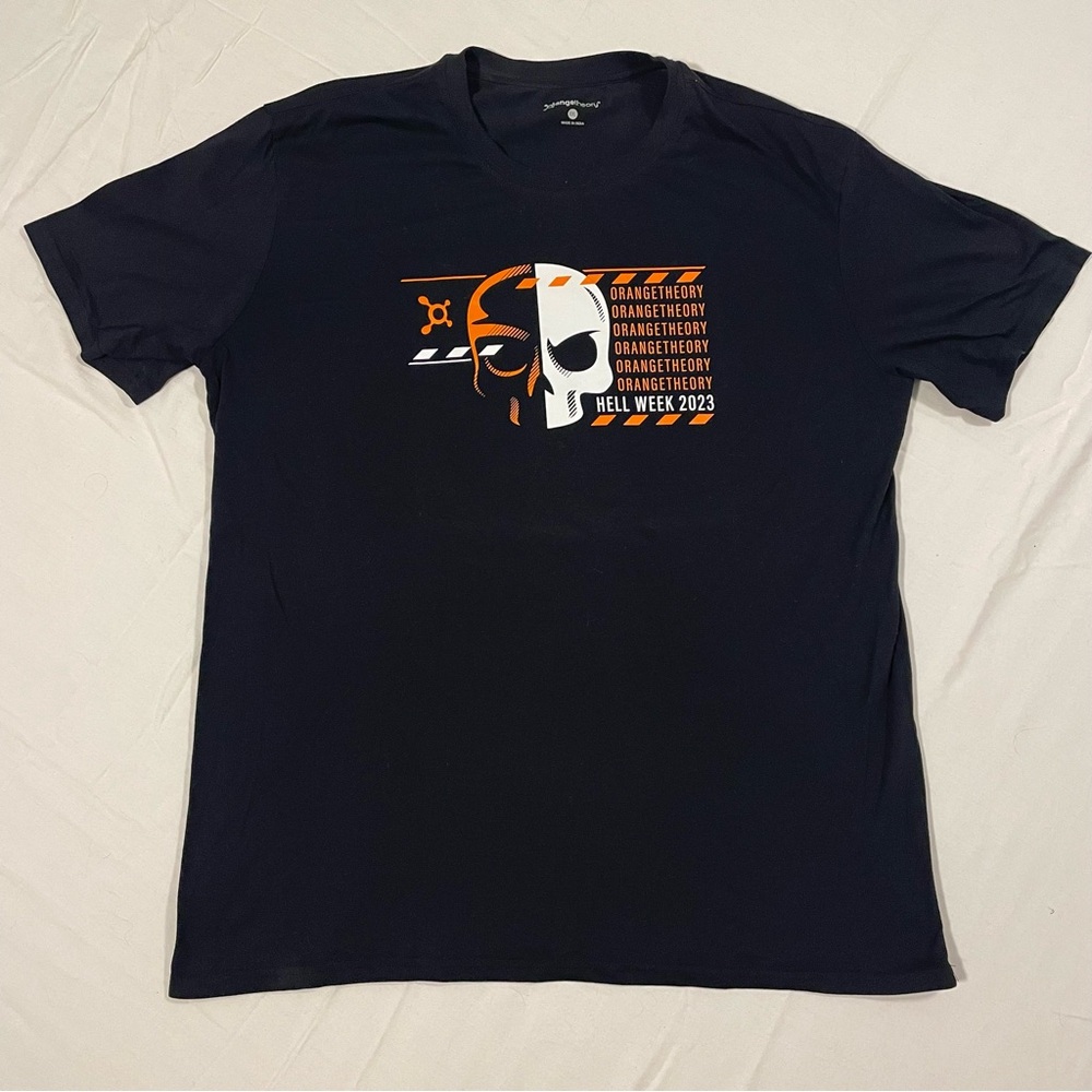 Orangetheory Men's Hell Week 2033 Graphic Tee - Black and Orange